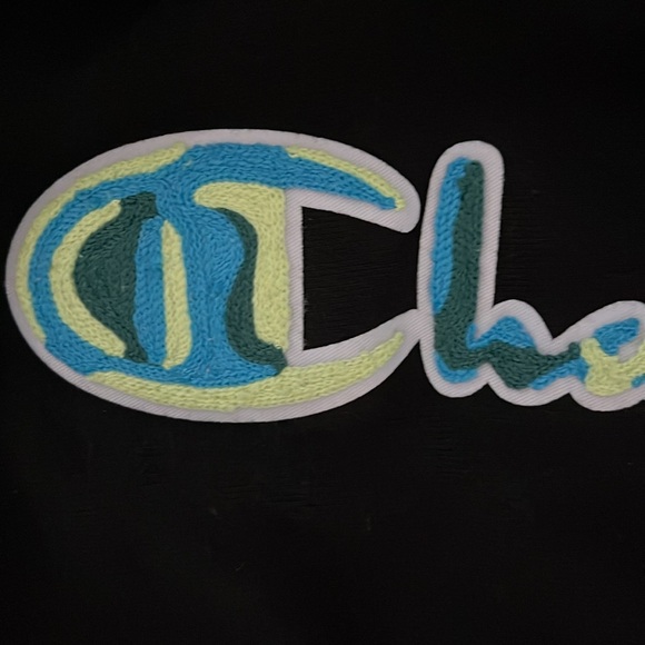 Champion Reverse Weave Black Hoodie - Picture 2 of 6